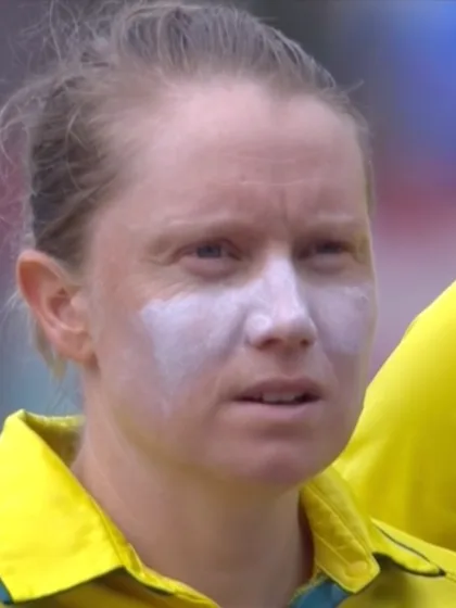 Moment of pride for Australia during their national anthem | CWC25 