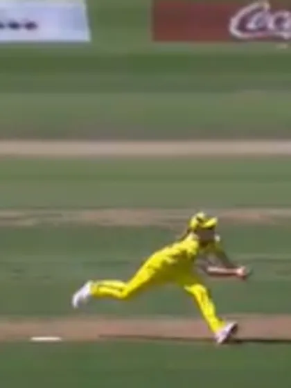 WICKET: Alleyne caught after Sutherland covers plenty of ground