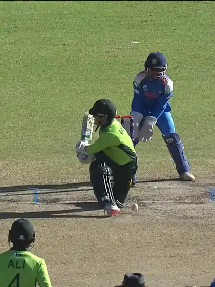 Usman Khan - Wicket - India vs Pakistan