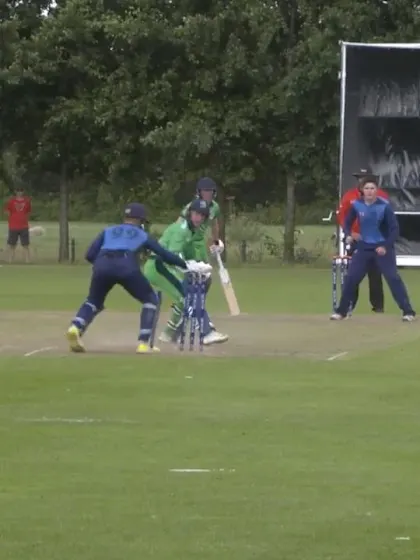 U19 CWC Europe Q: Sco v Ire – Scotland's Tomas Mackintosh backs up his 107 with the bat with a catch and 3 stumpings