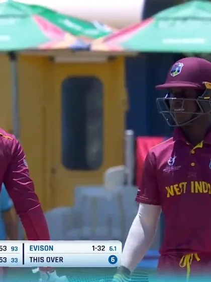  ICC U19 CWC: ENG v WI – Highlights of Nyeem Young's 66 and 5/45