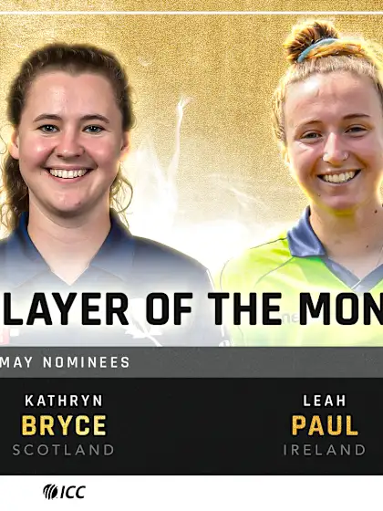 Logo of ICC Women's Player of the Month nominations for May