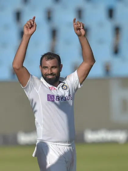Shami five-for puts India in control despite batting collapse