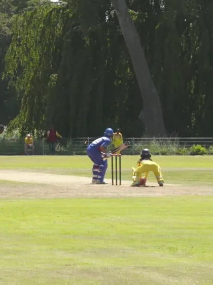 WT20Q: Uganda v Thailand – Uganda fielder takes a diving catch