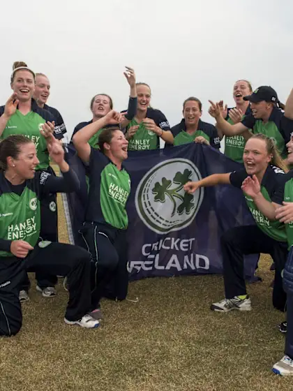 Ireland Women win title after last-ball finish