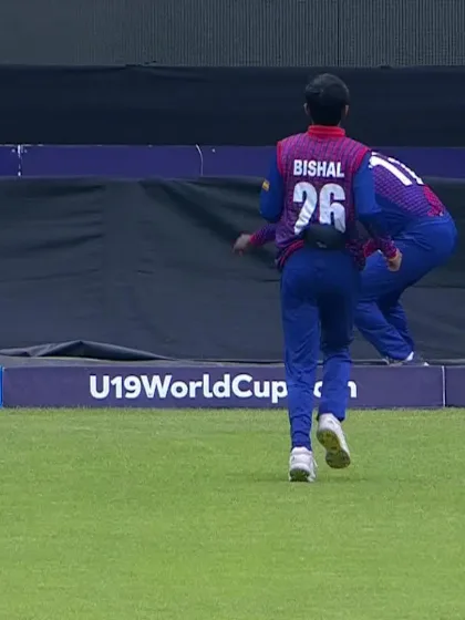 Uday Saharan with a Four vs. Nepal