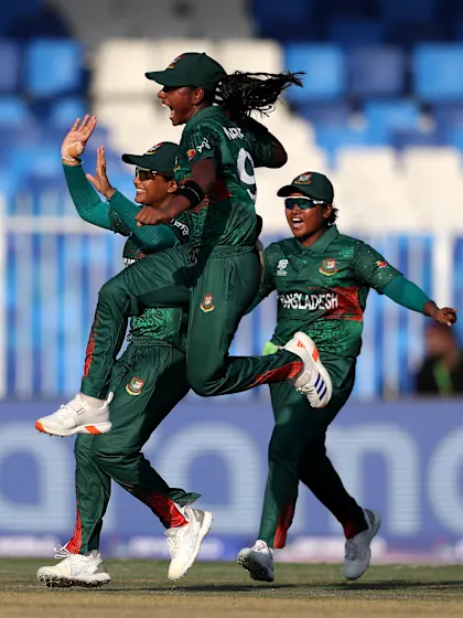 Bangladesh end 10-year wait for ICC Women’s T20 Cricket World Cup win with Scotland victory 