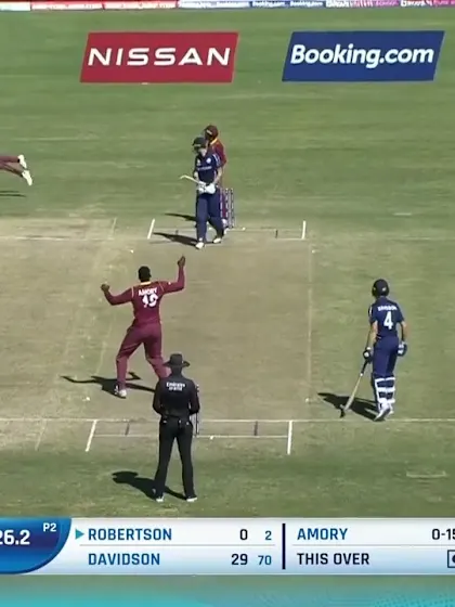 Teddy Bishop with the safest hands | WI v SCO | ICC U19 Men’s CWC 2022