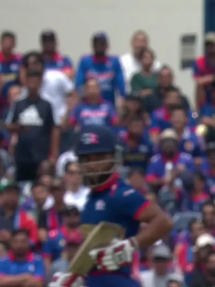Logo of Abinash Bohara - Wicket - Netherlands vs Nepal