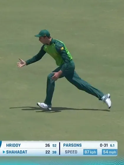 ICC U19 CWC: SA v BAN – Jonathan Bird drops a sitter