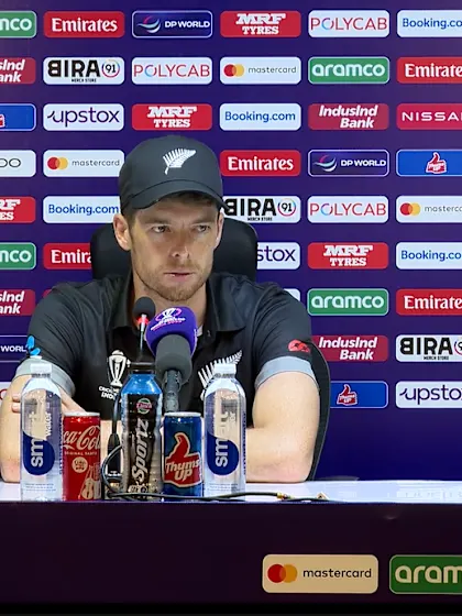 18 October - Chennai - New Zealand player Mitchell Santner post-match press conference