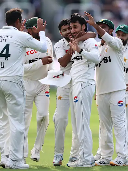 Pakistan bowlers dominate England on a rain-hit first day