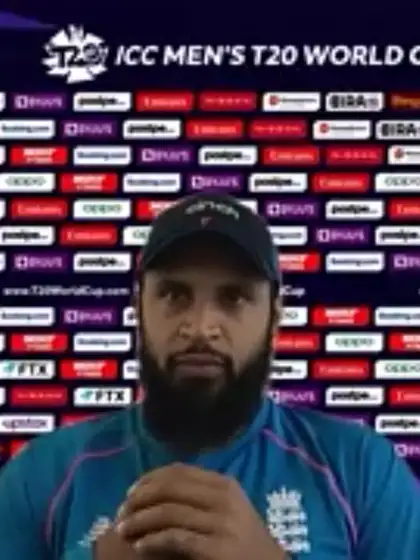 31 October - Sharjah - England player Adil Rashid pre-match press conference