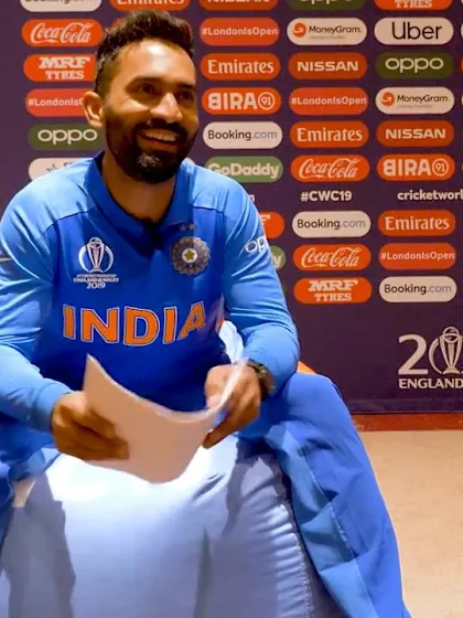 CWC19: Perfect Pairs - Dinesh Karthik and Vijay Shankar