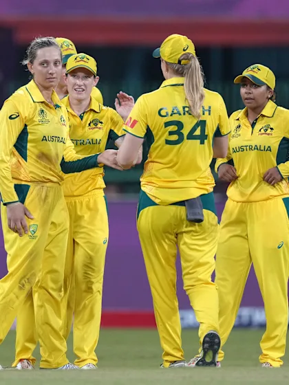 Gardner gets the big wicket of Amin | CWC25