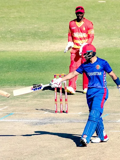 Record second-wicket stand powers Afghanistan to series win