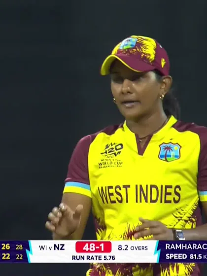 Logo of Suzie Bates - Wicket - West Indies vs New Zealand