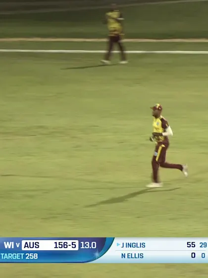 Logo of Josh Inglis - Wicket - West Indies vs Australia