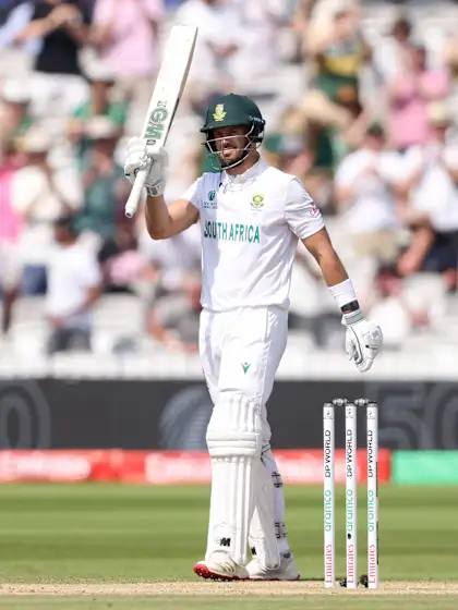 Logo of Bavuma and Markram thump cracking straight drives | WTC25 Final