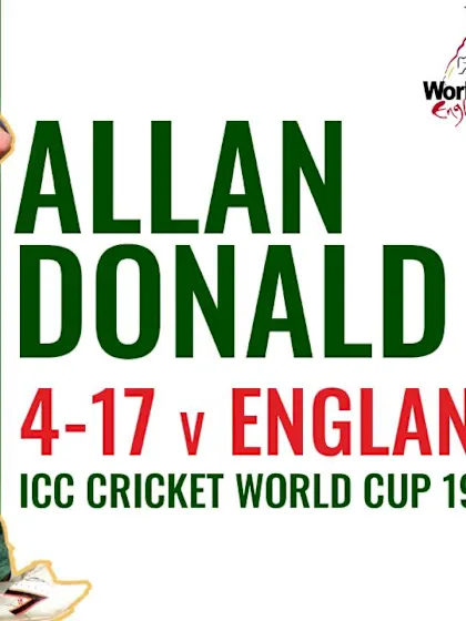 Allan Donald rips through England with 4/17 | Men's CWC 1999