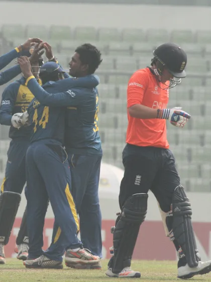 Fernando misses century as Sri Lanka sets-up semi-final date with India