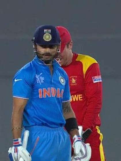 Virat Kohli Wicket – IND vs ZIM