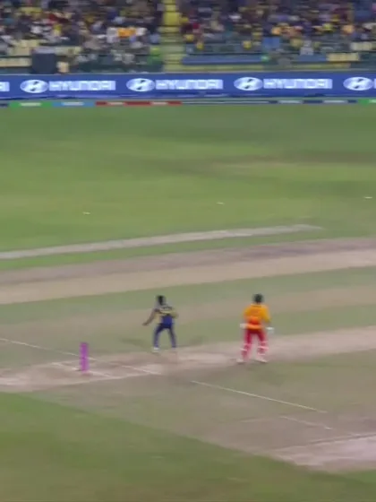 Sikandar Raza - Wicket - Sri Lanka vs Zimbabwe