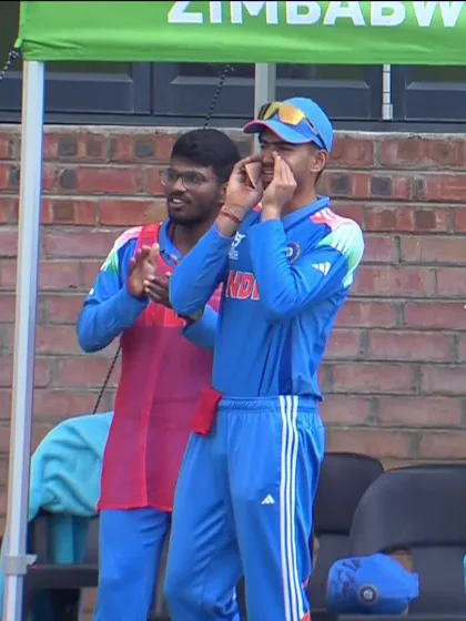 Deepesh Devendran with a Six vs. Bangladesh