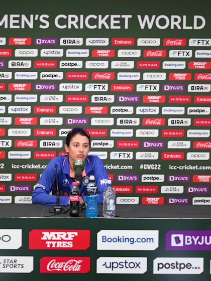12 March - Hamilton - India player Smriti Mandhana post-match press conference