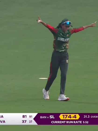 Nilakshika Silva - Wicket - Sri Lanka Women vs Bangladesh Women