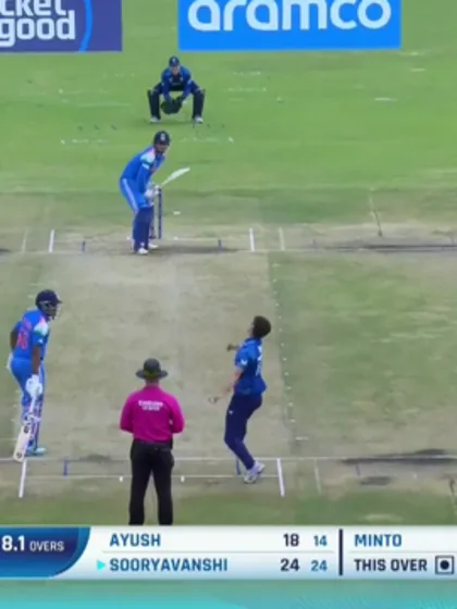 Vaibhav Sooryavanshi’s big ninth over | U19 CWC 2026