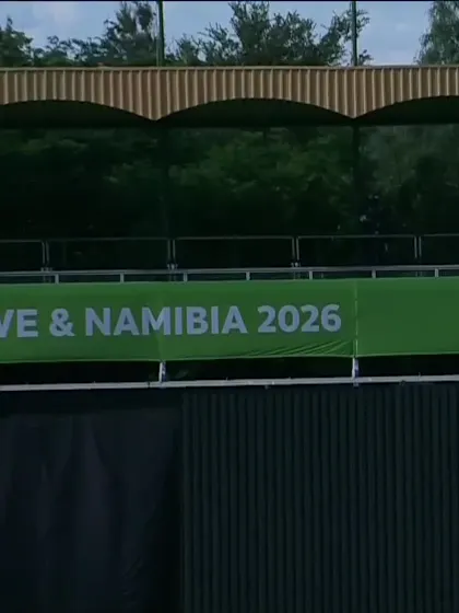 Farhan Yousaf with a Six vs. India