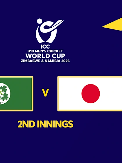 REPLAY: U19: Ireland v Japan (2nd Innings)