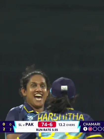 Aliya Riaz - Wicket - Pakistan vs Sri Lanka