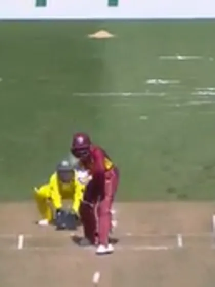 Logo of WICKET: Taylor trapped in front of the stumps