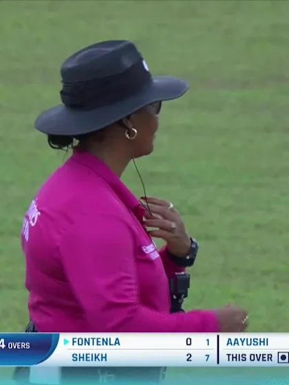 Logo of Gabriella Fontenla with a Batting vs India Women Under-19