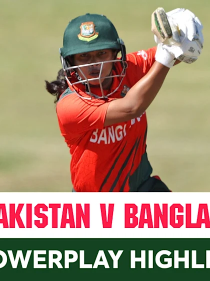 M12 Powerplay Highlights: Pakistan v Bangladesh