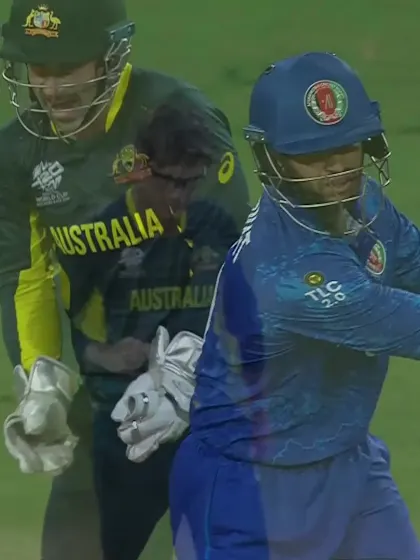Logo of Azmatullah Omarzai - Wicket - Afghanistan vs Australia