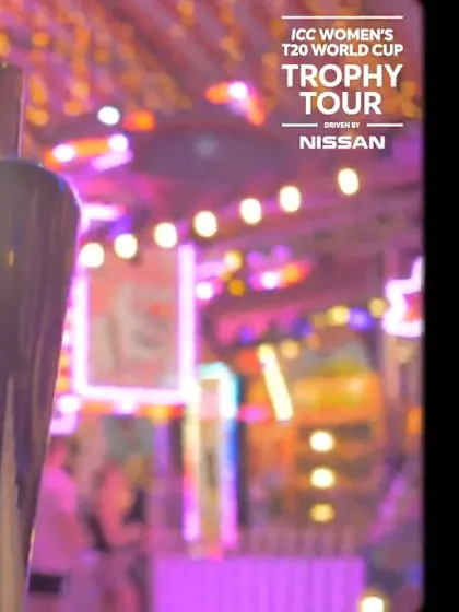 ICC Women’s T20 World Cup Trophy Tour driven by Nissan visits Eat Street