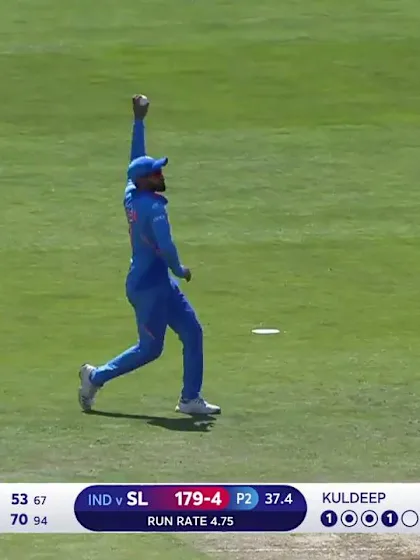 Logo of CWC19: SL v IND - Kuldeep breaks the Mathews and Thirimanne partnership