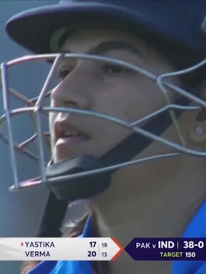 Logo of Wicket-Yastika-Bhatia-India-Women v Pakistan-Women ICC T20WC 2023