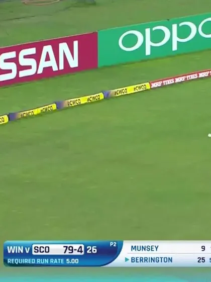 Scotland innings highlights against West Indies at CWCQ