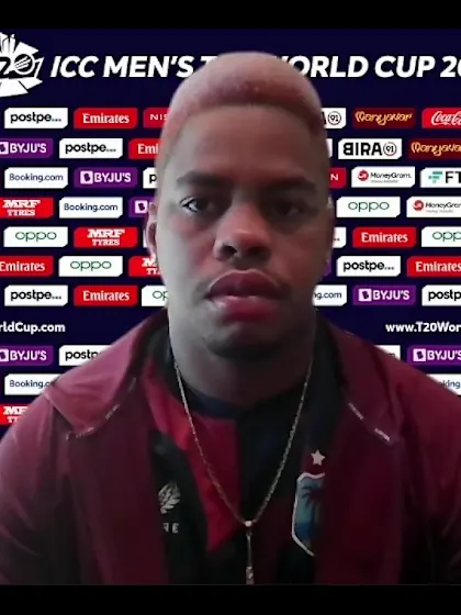 5 November - Abu Dhabi - West Indies player Shimron Hetmyer pre-match press conference