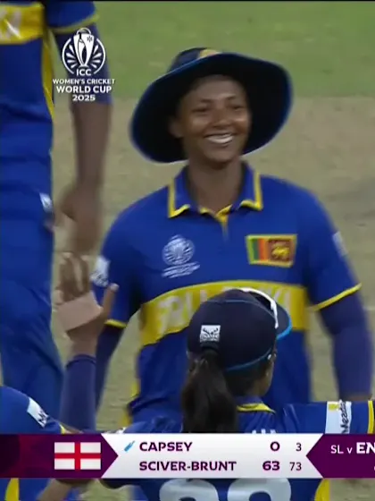 Alice Capsey - Wicket - England Women vs Sri Lanka Women