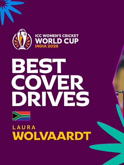 Best of Laura Wolvaardt cover drives  | Player Highlights | CWC25