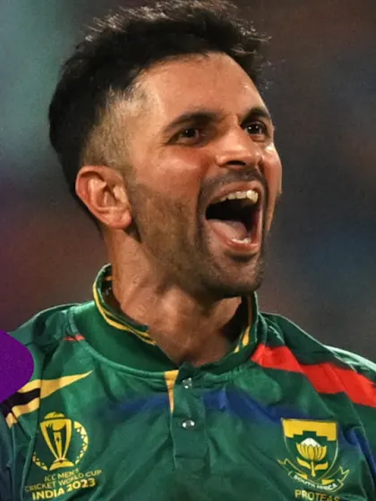 Keshav Maharaj shines with a four-wicket haul | CWC23