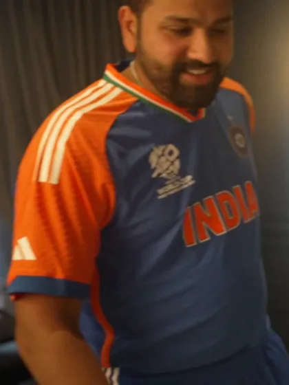 Rohit Sharma pulls Kuldeep Yadav's leg while bestowing a special honour
