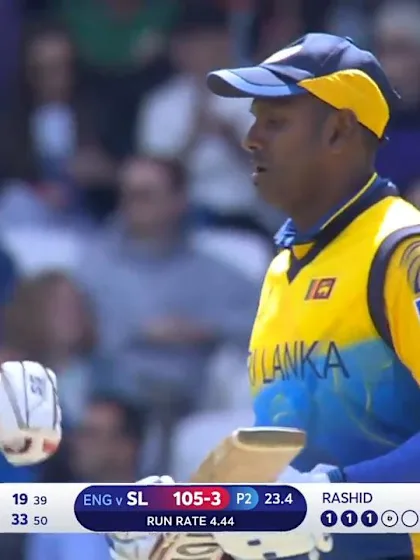 Logo of CWC19: ENG v SL - Mathews battles his way to 85