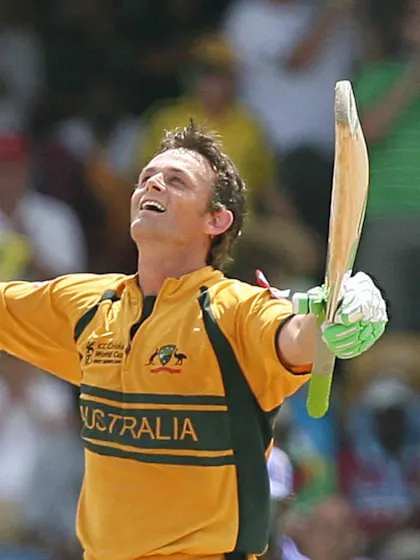 Adam Gilchrist and the squash-ball trick