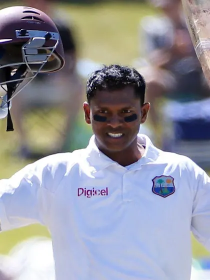 Chanderpaul ton gives West Indies edge